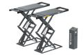 WG XL40IN - Double On-Ground Scissor Lift with Remote Control