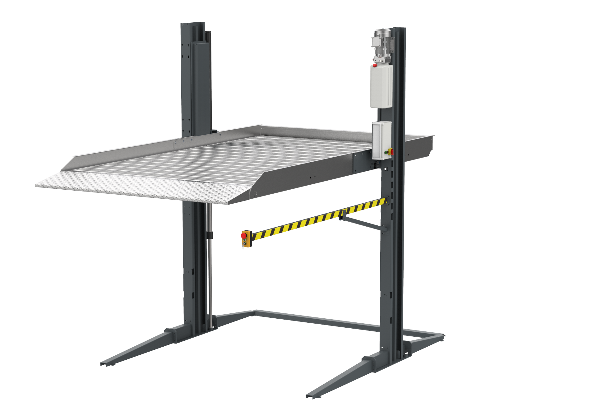 WG TL27P - Two Post Clear Floor Electro-Hydraulic Lift