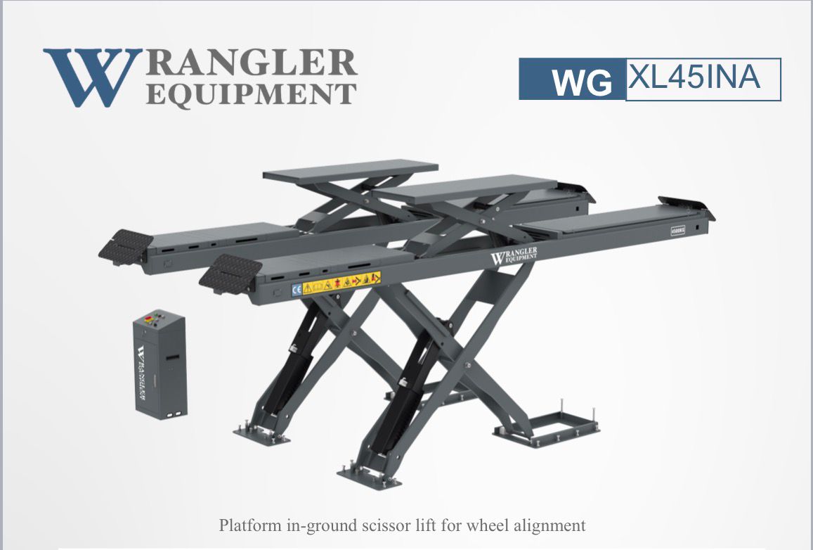 WG XL45INA - Platform In-Ground Scissor Lift for Wheel Alignment
