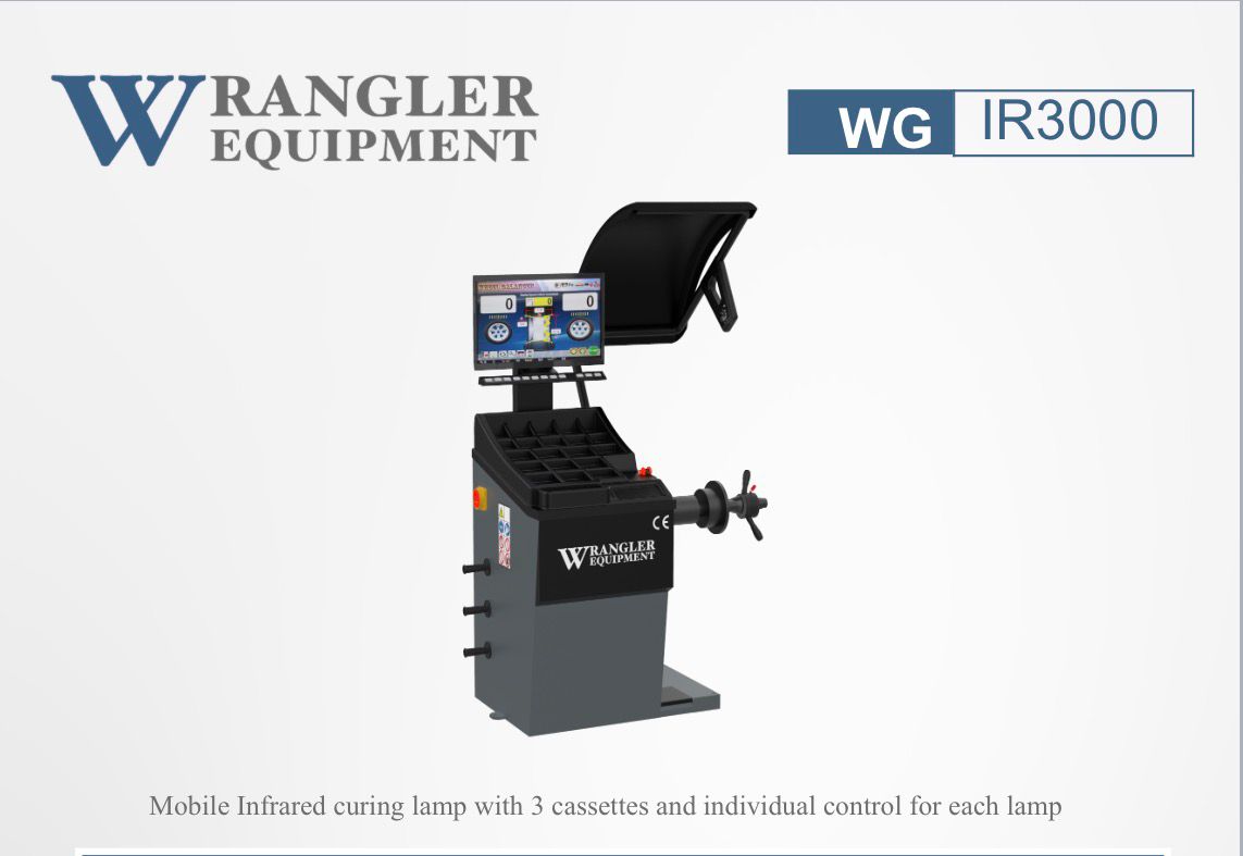 WG IR3000 - Mobile Infrared Curing Lamp with 3 Cassettes